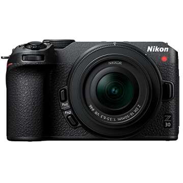 Nikon Z30 Mirrorless Camera with 16-50mm Lens Bundle with Camera System Gadget Bag with Accessory an...
