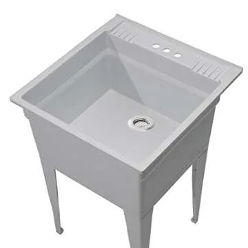 2 Pack - 2.25" Top / 1" Basket- Sink Strainer Bathroom, Utility, Slop, Laundry, RV and Lavatory Sink Drain Strainer Hair Catcher. Stainless Steel - Hilltop Products