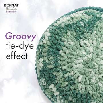 Bernat Blanket Tie Dye-Ish Golden Rays Yarn - 2 Pack of 10.5oz/300g - Polyester - #6 Super Bulky - 220 Yards - Knitting & Crochet