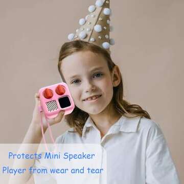 LeoTube Silicone Shell Cover for Yoto Mini Player - Pink