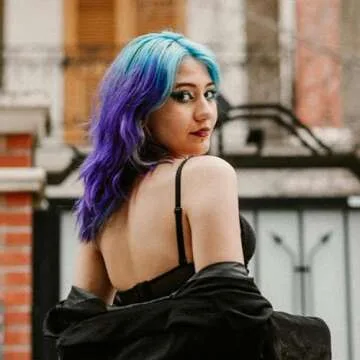 ARCTIC FOX Vegan and Cruelty-Free Semi-Permanent Hair Color Dye (4 Fl Oz, PURPLE AF)