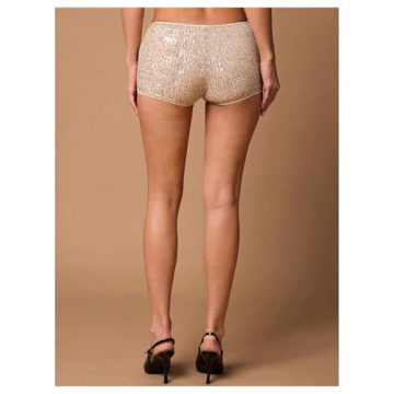 SHENHE Sparkly Sequin Party Shorts for Night Out
