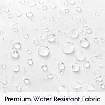 Phantoscope Premium Outdoor Pillow Inserts - Pack of 2 Square Form Water Resistant Polyester Throw Pillows, Couch Sham Cushion Stuffer, 22 x 22 inches