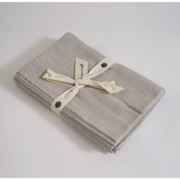 FINGERCRAFT Cloth Dinner Napkins Set of 6 for Elegant Dining
