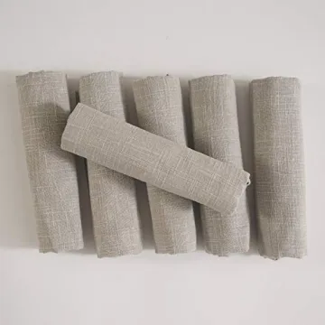 FINGERCRAFT Cloth Dinner Napkins Set of 6 for Elegant Dining