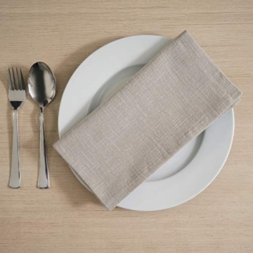 FINGERCRAFT Cloth Dinner Napkins Set of 6 for Elegant Dining