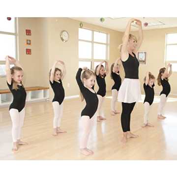 DANSHOW Girls Long Sleeve Leotard for Ballet Gymnastics