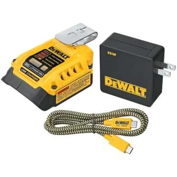 DEWALT Battery Charger with USB Wall Charging Kit DCB094K