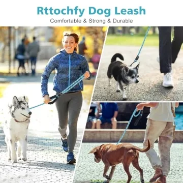 Rttochfy Heavy Duty Dog Leash with Comfort Padded Handle