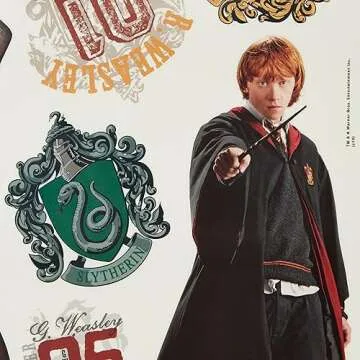RoomMates RMK1547SCS Harry Potter Peel and Stick Wall Decals - Magical Decor for Kids