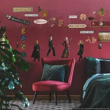 Magical Harry Potter Peel and Stick Wall Decals for Kids