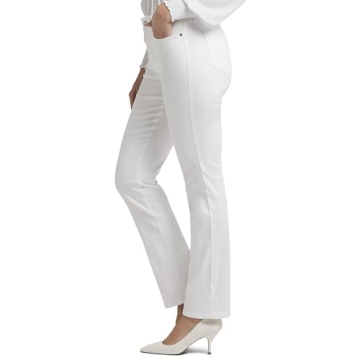 NYDJ Marilyn Straight Denim Jeans for Women in Optic White