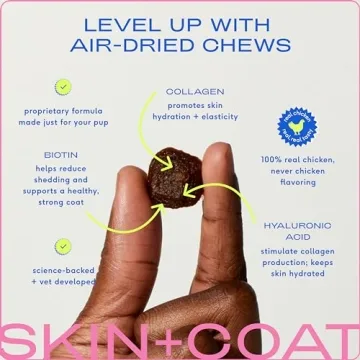 Native Pet Skin & Coat Chews for Dogs with Salmon Oil