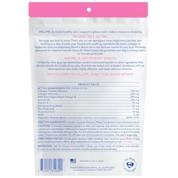 Native Pet Skin & Coat Chews for Dogs with Salmon Oil