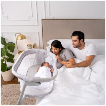 HALO Baby Flex BassiNest, Adjustable Travel Bassinet, Easy Folding, Lightweight with Mattress and Ca...