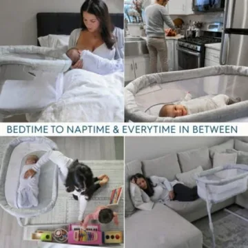 HALO Baby Flex BassiNest Adjustable Travel Bassinet