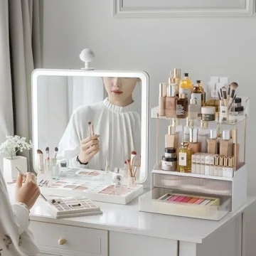 Delamu 2-Tier Bathroom Organizer for Stylish Storage Solutions