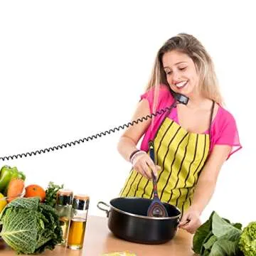 Heart Shaped Rainbow Pakkawood Wooden Spoon – Country Kitchen Vintage Wood Utensil - Colorful Handcrafted Pakka Cooking Serving Mixing Spoon - Unique Gift Idea