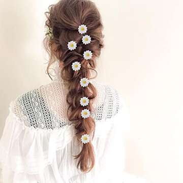 Charming Daisy Hair Clips - Perfect for Any Occasion