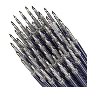 ARTEZA Gel Pen Refills 50 Pack Quick-Drying Blue Ink