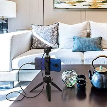 Geekria USB-C to Micro USB Microphone Cable for Creators