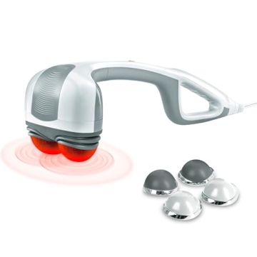 Massage Away Stress with Homedics Heated Back Massager - Dual Pivoting Heads