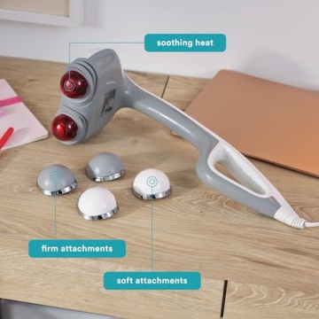 Homedics Heated Back Massager with Dual Pivoting Heads