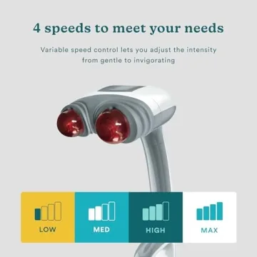 Homedics Heated Back Massager with Dual Pivoting Heads