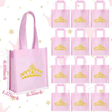 Yinder Princess Party Favors Set with Bags, Crowns & Wands