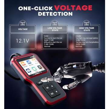 OBD2 Scanner with Battery Tester Enhanced Vehicle Diagnostic Tool