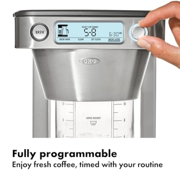 OXO Brew 12-Cup Coffee Maker With Podless Single-Serve Function