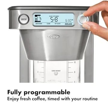 OXO Brew 12-Cup Coffee Maker With Podless Single-Serve Function