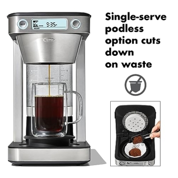 OXO Brew 12-Cup Coffee Maker With Podless Single-Serve Function