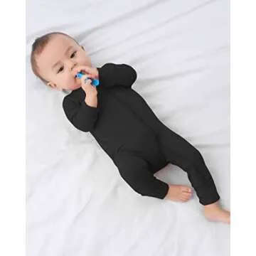 GUISBY Baby Boy Zipper Sleeper - Soft Footless Romper