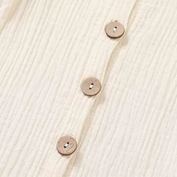 Cute and Comfy Infant Newborn Cotton Linen Romper