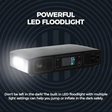 HALO Bolt Air+ Portable Car Jump Starter with Inverter