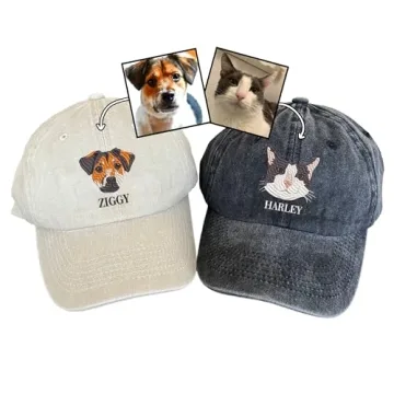 Custom Embroidered Pet Hat for Dog Lovers - Unique Gift