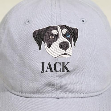 Custom Embroidered Pet Hat for Dog Lovers - Unique Gift
