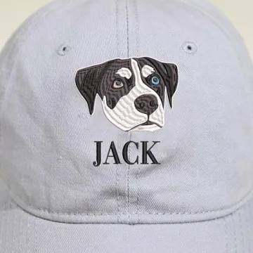 Custom Embroidered Pet Hat for Dog Lovers - Unique Gift