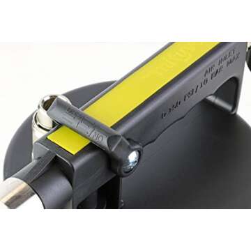 Mityvac MV6830 Pneumatic Brake and Clutch Bleeding Kit, Air Operated, 1.9 Quart (1.8L) Reservoir, Bleeds 2qt Per Minute, Swivel Air Inlet, Automatic Shutoff Valve, Variable Control Thumb Throttle