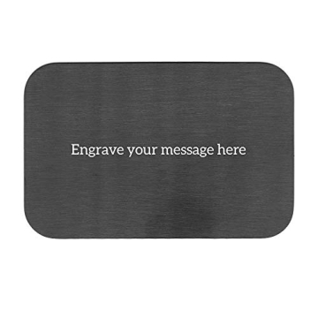 Queenberry Custom Engraving Wallet Love Insert Card