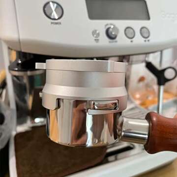 54 mm Hands-Free Coffee Dosing Funnel, Espresso Machine Accessories for 54mm Breville Barista Portaf...