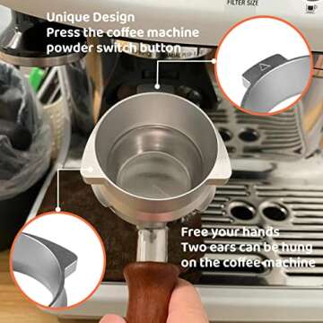 54mm Hands-Free Coffee Dosing Funnel for Breville