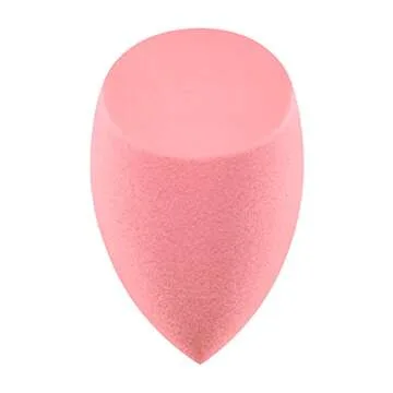 Real Techniques Miracle Powder Sponge, Makeup Blending Sponge For Powder Products, Set Makeup For Natural Finish & Cloud Skin, Buildable Coverage, Velvet Material, Latex-Free Foam, 1 Count
