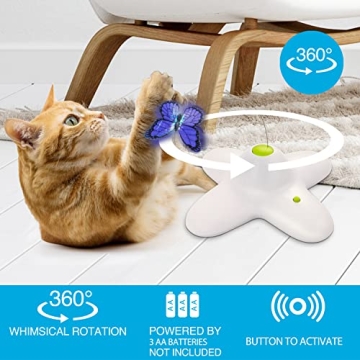 Interactive Butterfly Toy for Cats - Endless Fun