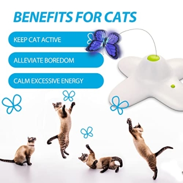 Interactive Butterfly Toy for Cats - Endless Fun