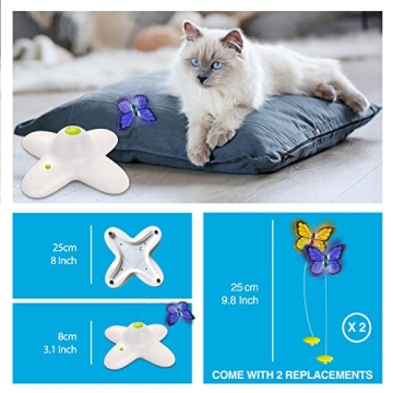 Interactive Butterfly Toy for Cats - Endless Fun