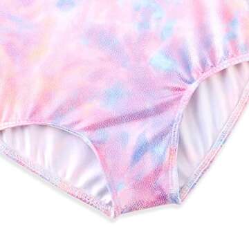 Stylish HOZIY Tie Dye Leotards for Toddler Gymnastics