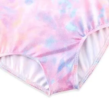 Stylish HOZIY Tie Dye Leotards for Toddler Gymnastics