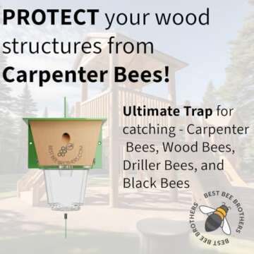 Ultimate Carpenter Bee Trap - Safe & Effective for Outdoors